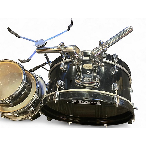 Used Pearl 4 Piece Rhythm Traveler Compact Black Drum Kit