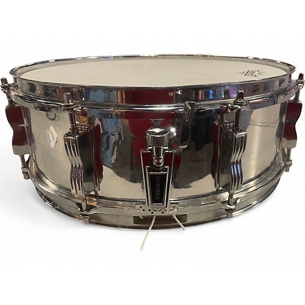 Vintage 1970s Ludwig 5.5X14 Festival Chrome Over Wood Drum