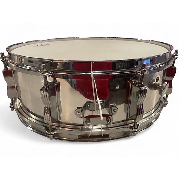 Vintage 1970s Ludwig 5.5X14 Festival Chrome Over Wood Drum