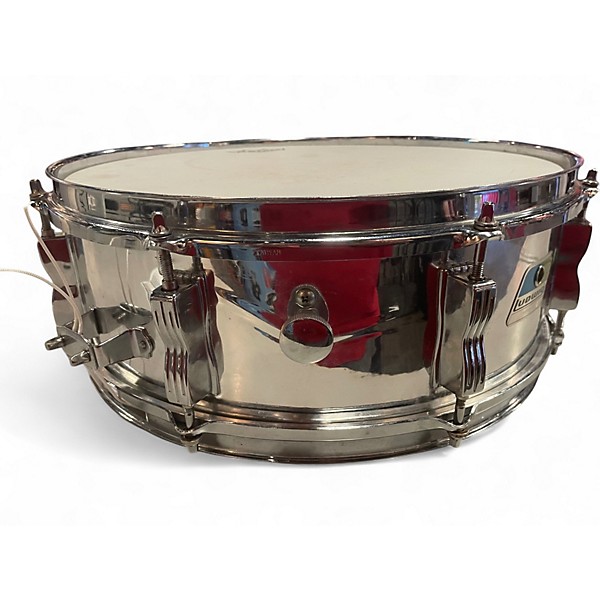 Vintage 1970s Ludwig 5.5X14 Festival Chrome Over Wood Drum