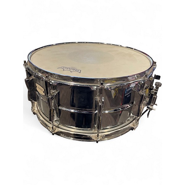 Used Yamaha 6.5X14 Stage Custom Snare Silver Drum