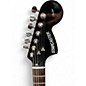 Used Starcaster by Fender Stratocaster Black Solid Body Electric Guitar