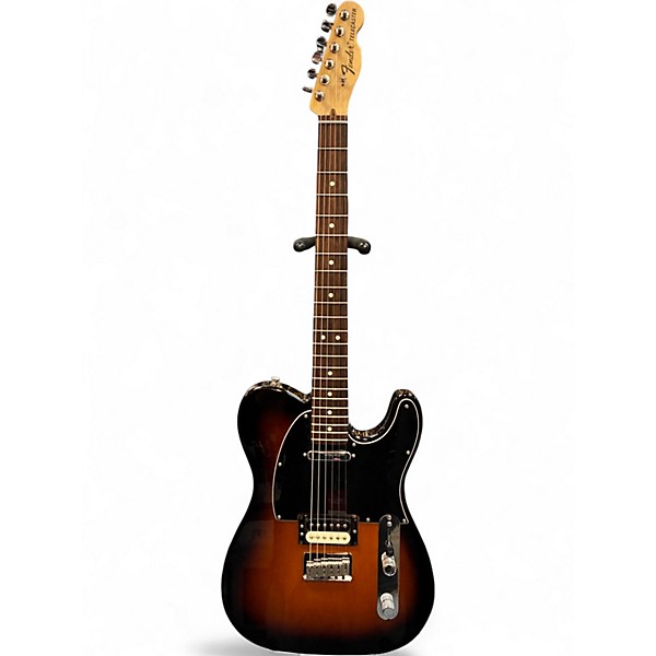 Used Fender USA Pro Standard Telecaster 3 Tone Sunburst Solid Body Electric Guitar