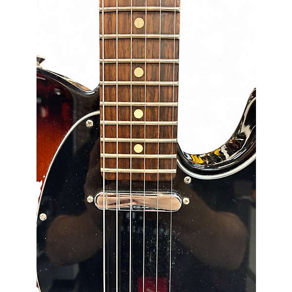 Used Fender USA Pro Standard Telecaster 3 Tone Sunburst Solid Body Electric Guitar