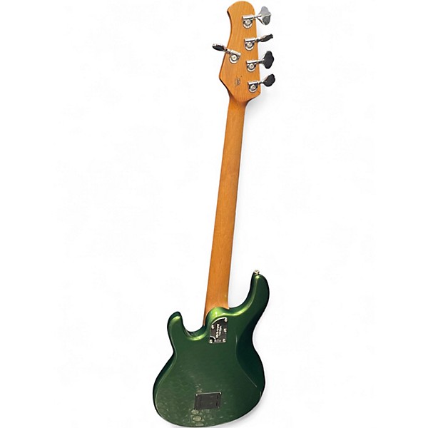 Used 2019 Ernie Ball Music Man StingRay 5 Special H Charging Green Electric Bass Guitar
