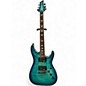 Used Schecter Guitar Research omen elite Ocean Blue Burst Solid Body Electric Guitar thumbnail