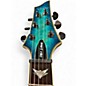 Used Schecter Guitar Research omen elite Ocean Blue Burst Solid Body Electric Guitar