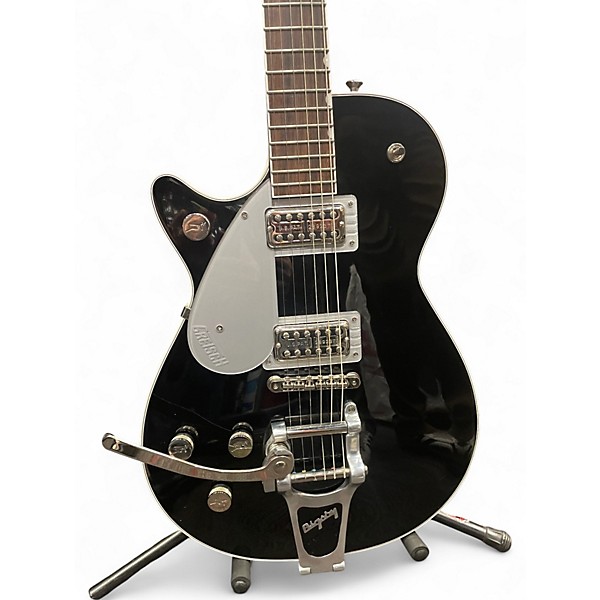 Used Gretsch Guitars G6128TLH Black Solid Body Electric Guitar