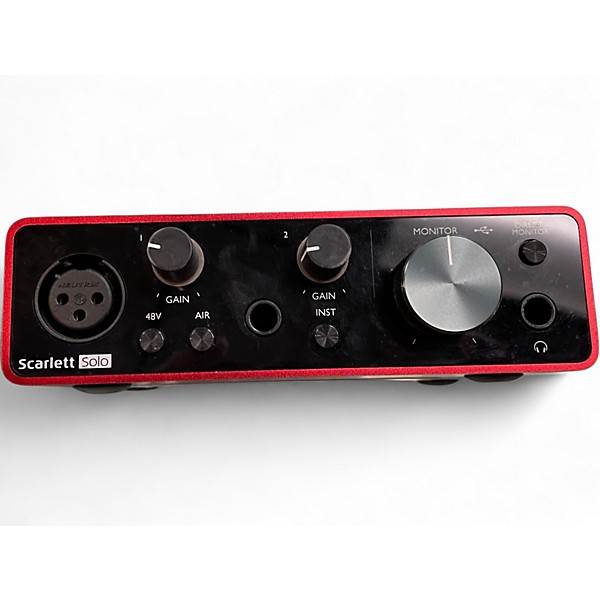 Used Focusrite Scarlett Solo Gen 3 Audio Interface