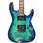 Used Schecter Guitar Research Omen Extreme 6 Blue Solid Body Electric Guitar