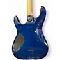 Used Schecter Guitar Research Omen Extreme 6 Blue Solid Body Electric Guitar