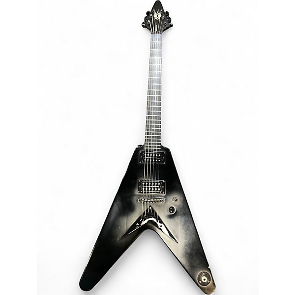 Used Epiphone Wayne Static Flying V Black Solid Body Electric Guitar