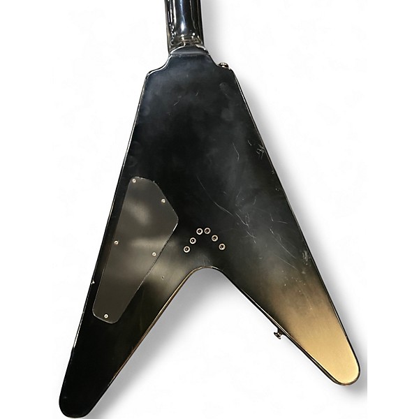 Used Epiphone Wayne Static Flying V Black Solid Body Electric Guitar