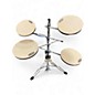 Used DW Multiple Go Anywhere Complete 5 Piece Practice Pad Drum Set White Drum thumbnail