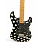 Used 1990s Fender Artist Series Buddy Guy Stratocaster Black With White Polka Dots Solid Body Electric Guitar
