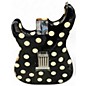 Used 1990s Fender Artist Series Buddy Guy Stratocaster Black With White Polka Dots Solid Body Electric Guitar