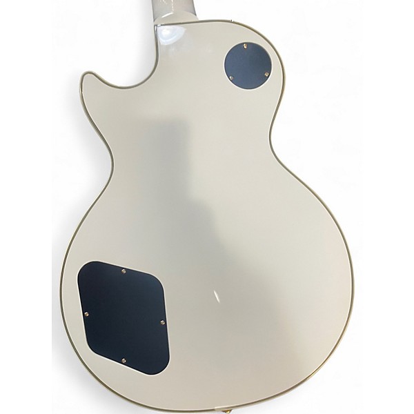 Used Epiphone Les Paul Custom White Solid Body Electric Guitar