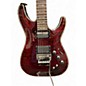 Used Schecter Guitar Research Hellraiser C1 Floyd Rose Black Cherry Solid Body Electric Guitar