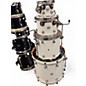 Used DW 4 Piece Design Series Gloss White Drum Kit thumbnail