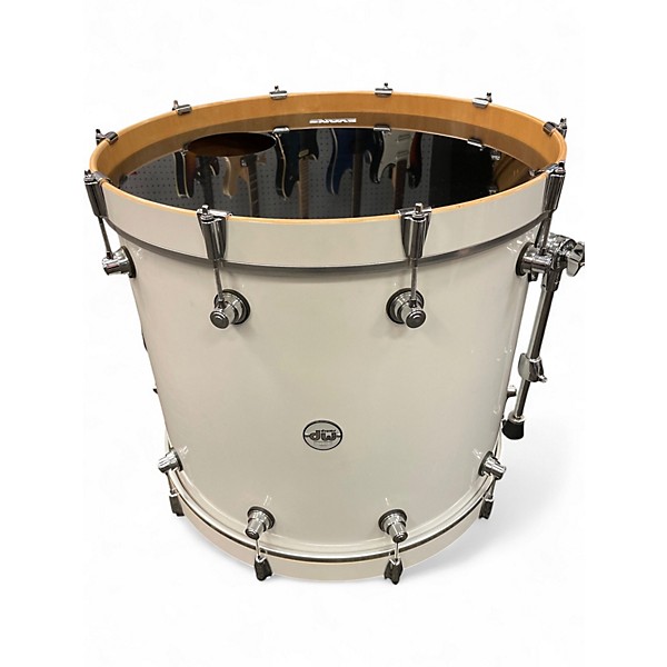 Used DW 4 Piece Design Series Gloss White Drum Kit