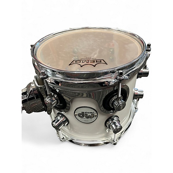 Used DW 4 Piece Design Series Gloss White Drum Kit