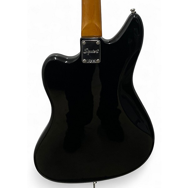 Used Squier Vintage Modified Jaguar Bass Special Black Electric Bass Guitar