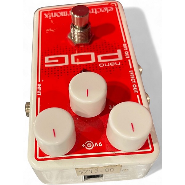 Used Electro-Harmonix Nano POG Polyphonic Octave Generator Effect Pedal