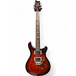 Used PRS SE Custom 24 Amber Solid Body Electric Guitar