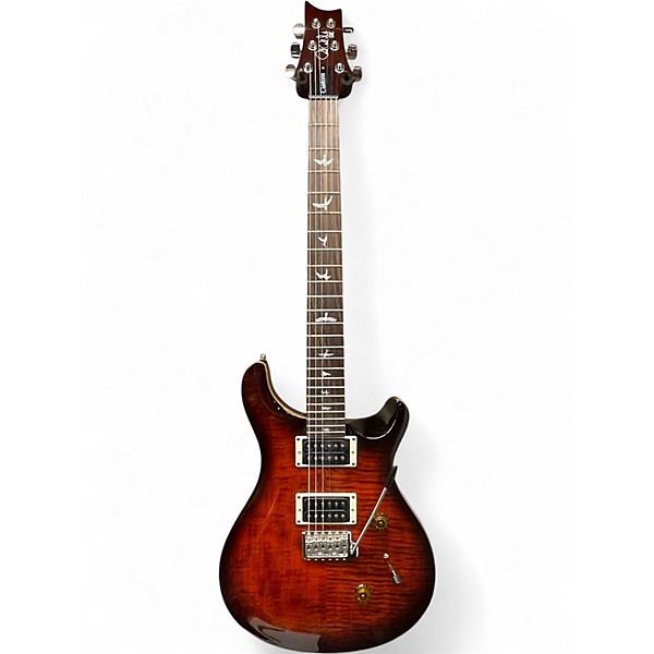Used PRS SE Custom 24 Amber Solid Body Electric Guitar