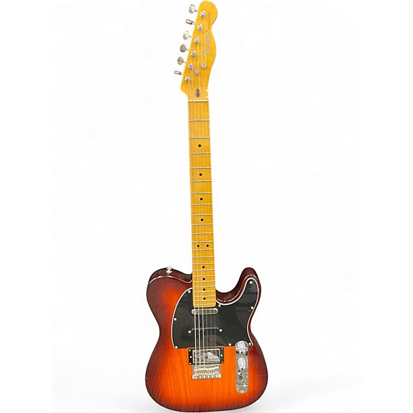 Used Fender Modern Player Telecaster Cherry Sunburst Solid Body Electric Guitar