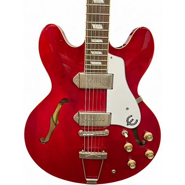 Used Epiphone Casino Cherry Hollow Body Electric Guitar