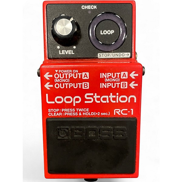Used BOSS RC1 Loop Station Pedal