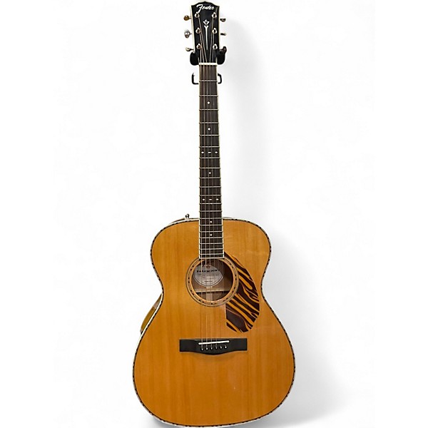 Used 2024 Fender PO-220E Natural Acoustic Guitar
