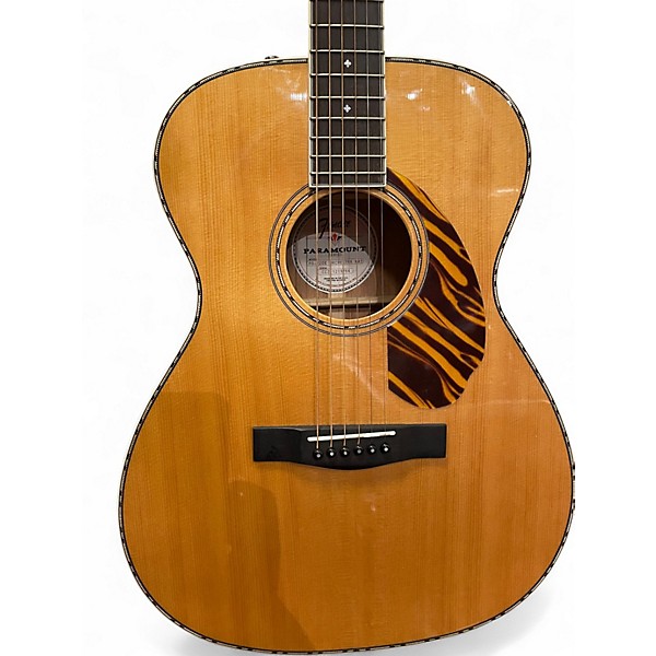 Used 2024 Fender PO-220E Natural Acoustic Guitar