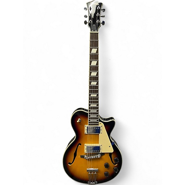 Used Johnson JH-100 Tobacco Burst Solid Body Electric Guitar