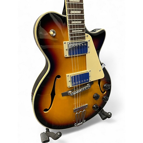 Used Johnson JH-100 Tobacco Burst Solid Body Electric Guitar