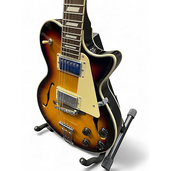 Used Johnson JH-100 Tobacco Burst Solid Body Electric Guitar