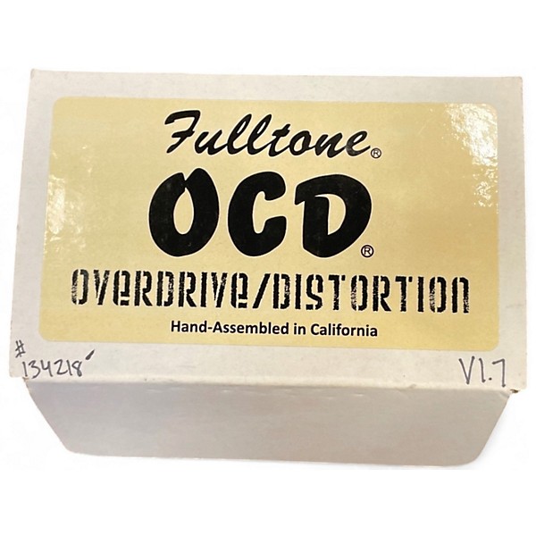 Used Fulltone OCD Obsessive Compulsive Drive Effect Pedal
