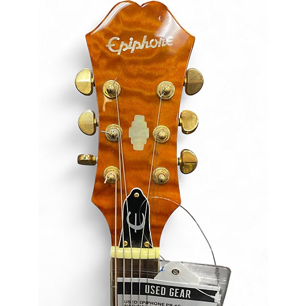 Used Epiphone PR-6E Natural Acoustic Electric Guitar