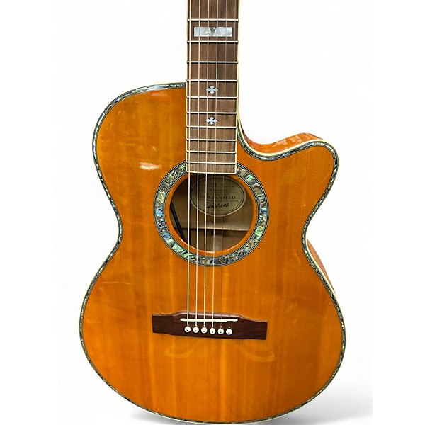 Used Epiphone PR-6E Natural Acoustic Electric Guitar