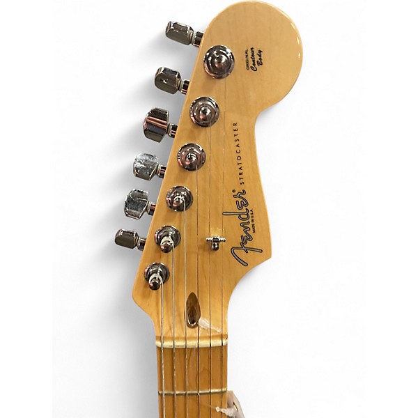 Used Fender American Standard Stratocaster Blizzard Pearl Solid Body Electric Guitar