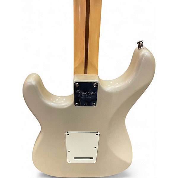 Used Fender American Standard Stratocaster Blizzard Pearl Solid Body Electric Guitar