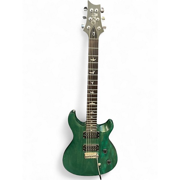 Used Prs Se CE24V STANDARD GREEN Solid Body Electric Guitar