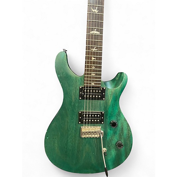 Used Prs Se CE24V STANDARD GREEN Solid Body Electric Guitar