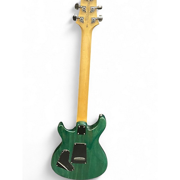Used Prs Se CE24V STANDARD GREEN Solid Body Electric Guitar