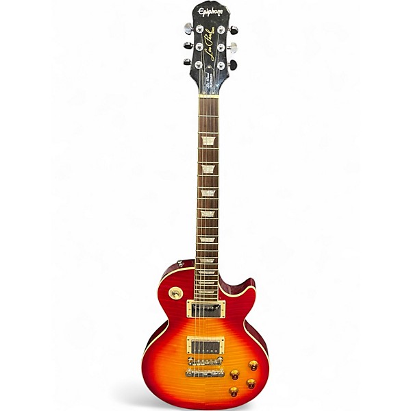 Used 2008 Epiphone LESPAUL STANDARD 2 Color Sunburst Solid Body Electric Guitar