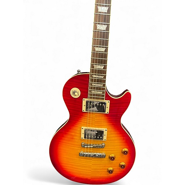 Used 2008 Epiphone LESPAUL STANDARD 2 Color Sunburst Solid Body Electric Guitar