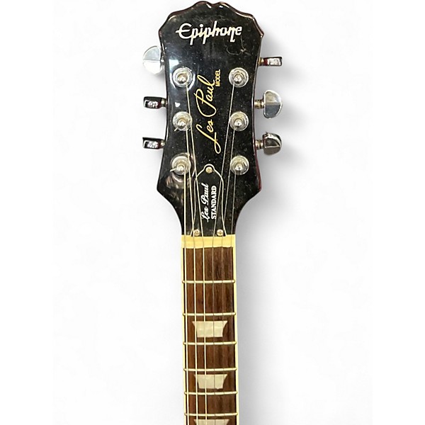 Used 2008 Epiphone LESPAUL STANDARD 2 Color Sunburst Solid Body Electric Guitar