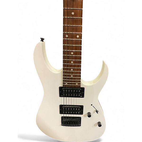 Used Ibanez GRG7221 White Solid Body Electric Guitar