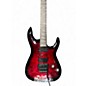 Used Schecter Guitar Research OMEN ELITE FR Trans Red BURST Solid Body Electric Guitar